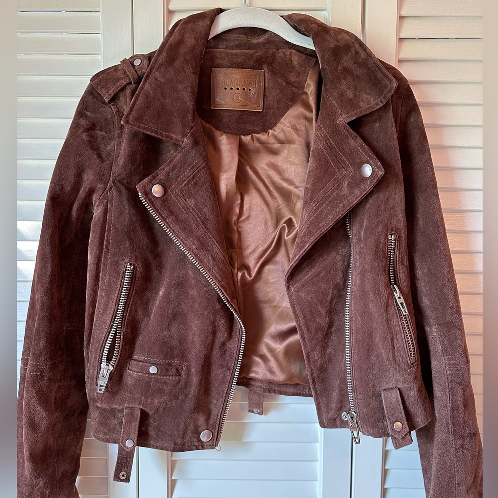 Blank NYC Brown Suede Jacket